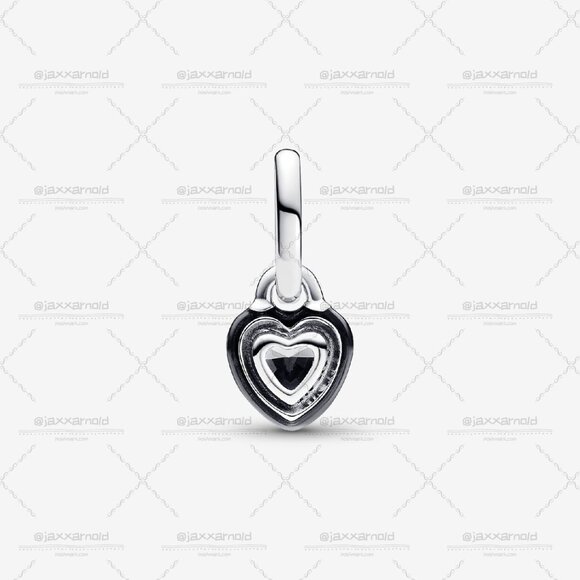Pandora ME Black Chakra Heart Mini Dangle Charm - Picture 2 of 6